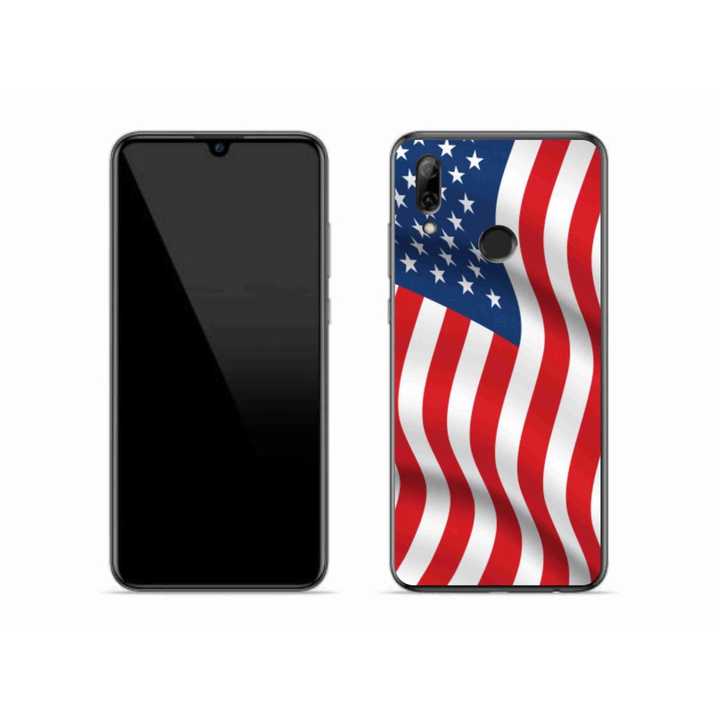 Gelový kryt mmCase na mobil Honor 10 Lite - USA vlajka