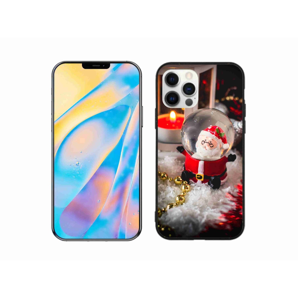 Gelový kryt mmCase na iPhone 12 - Santa Claus 1