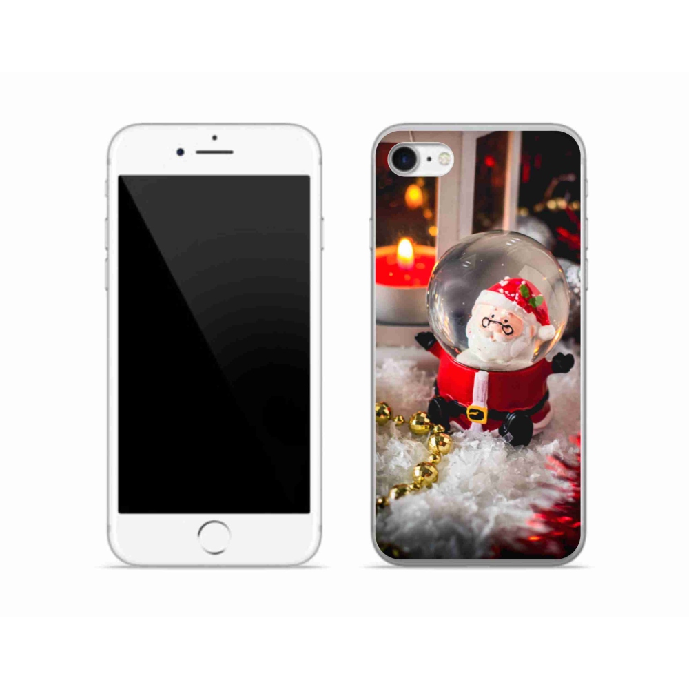 Gelový kryt mmCase na iPhone SE (2022) - Santa Claus 1