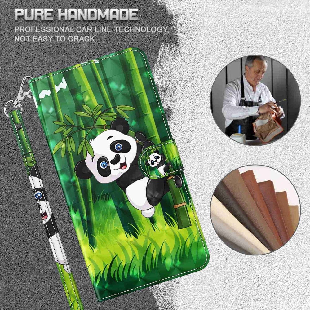 Print knížkové pouzdro na Xiaomi Redmi Note 13 Pro 5G/Poco X6 5G - panda na bambusu