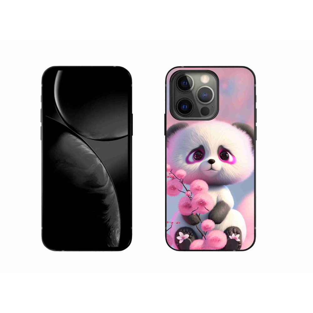 Gelový kryt mmCase na iPhone 13 Pro 6.1 - roztomilá panda 1
