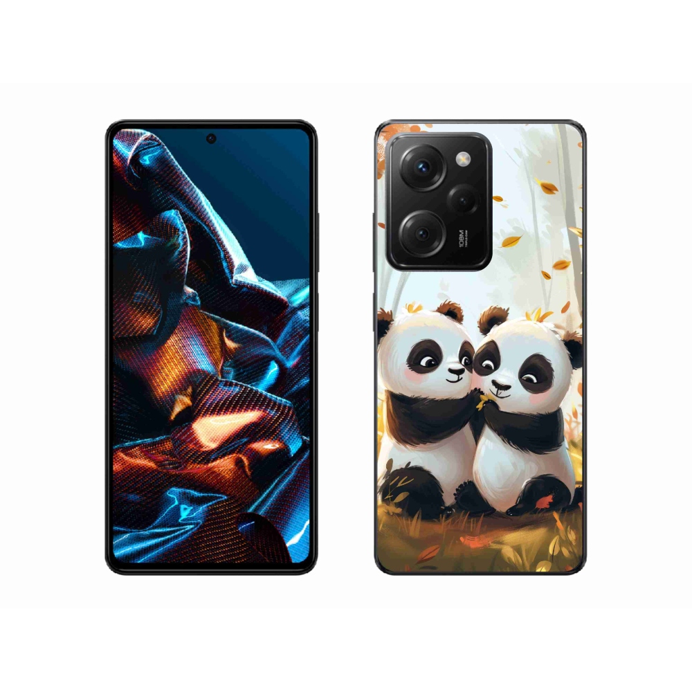 Gelový kryt mmCase na Xiaomi Poco X5 Pro 5G - pandy