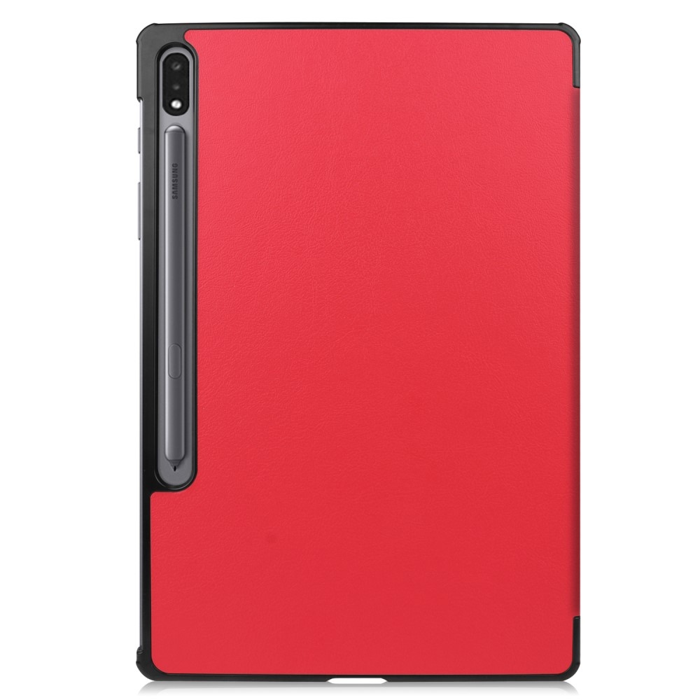 Case chytré zavírací pouzdro na Samsung Galaxy Tab S9+ - červené