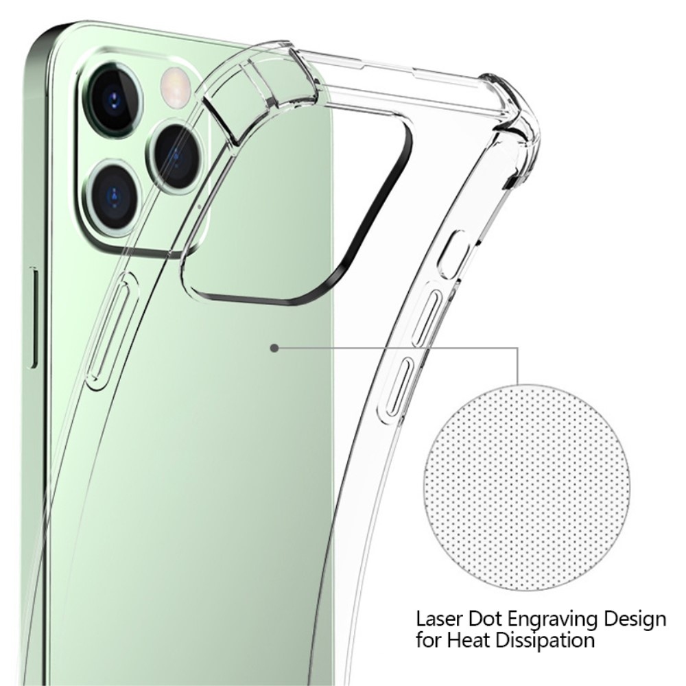 Průhledný gelový obal s vyztuženými rohy na Samsung Galaxy A35 5G - průhledný