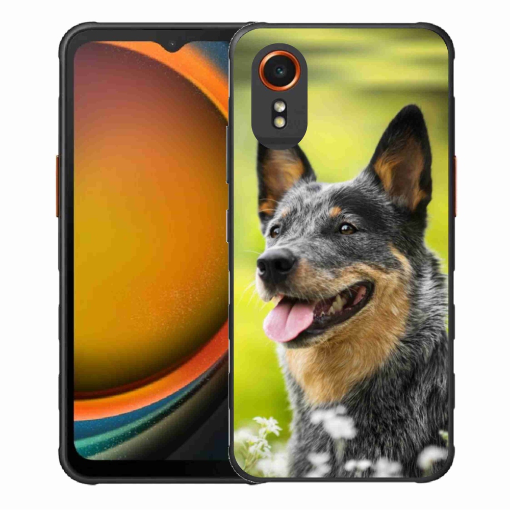 Gelový kryt mmCase na Samsung Galaxy Xcover 7 - australský honácký pes