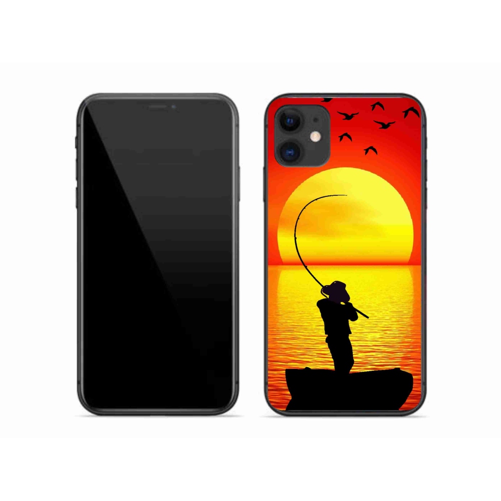 Gelový kryt mmCase na iPhone 11 - rybaření