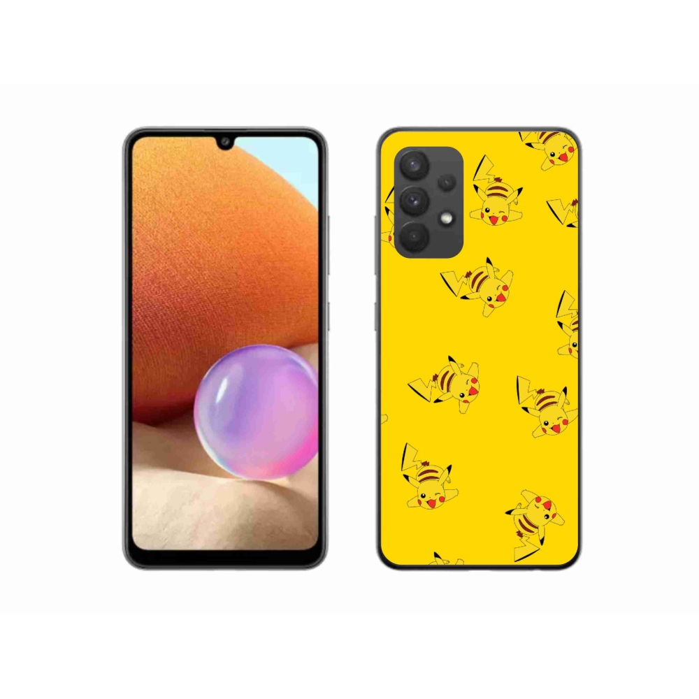 Gelový kryt mmCase na Samsung Galaxy A32 4G - pikachu