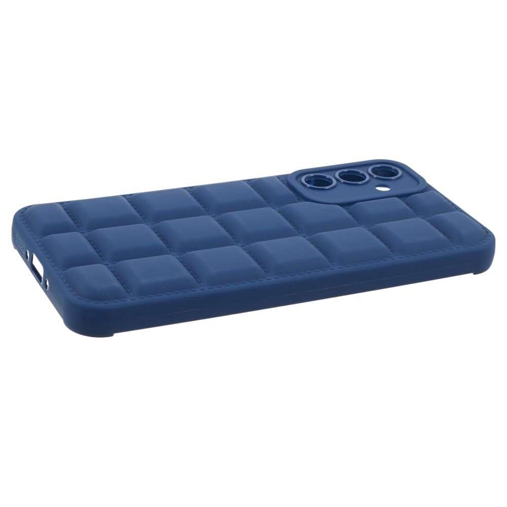 Grid odolný gelový obal na Samsung Galaxy A24 - modrý