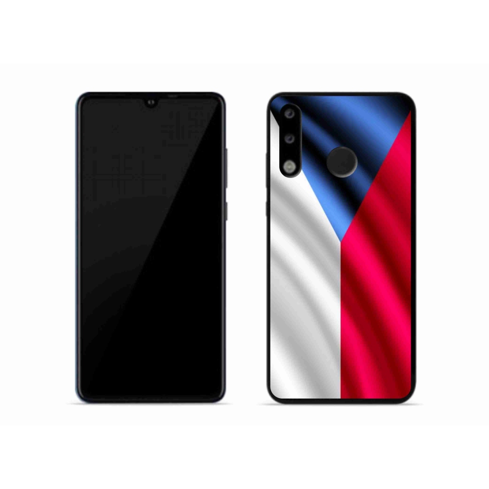 Gelový kryt mmCase na mobil Huawei P30 Lite - česká vlajka