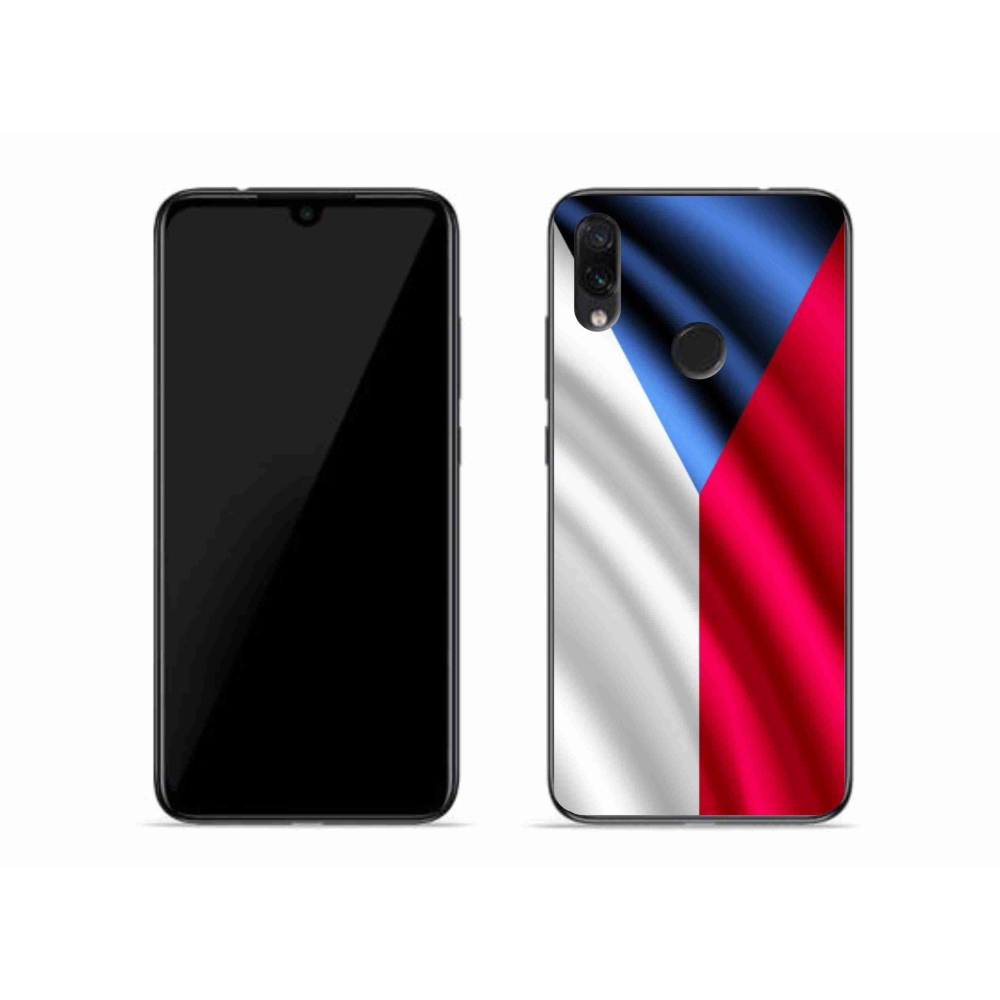 Gelový kryt mmCase na mobil Xiaomi Redmi Note 7 - česká vlajka