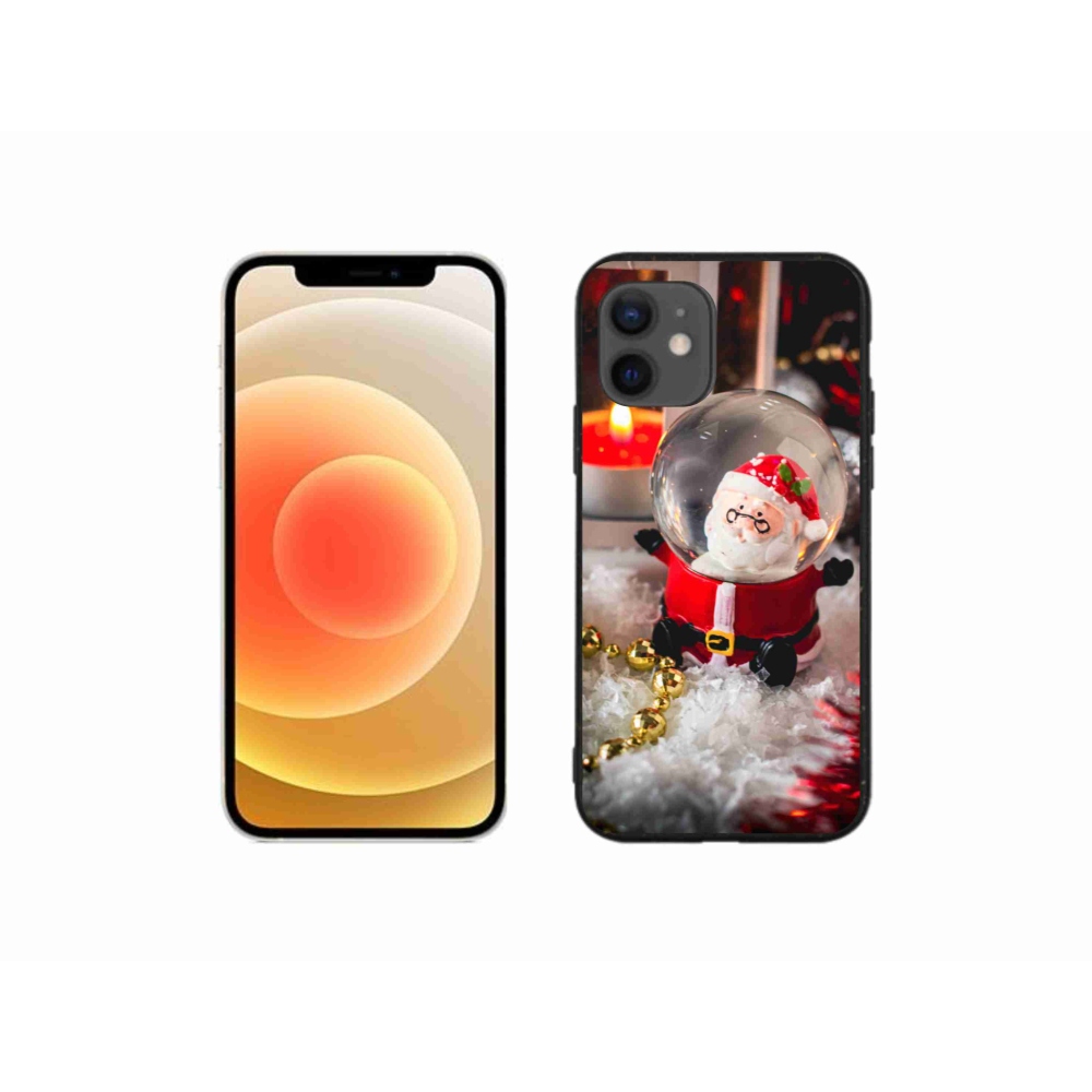 Gelový kryt mmCase na iPhone 12 mini - Santa Claus 1