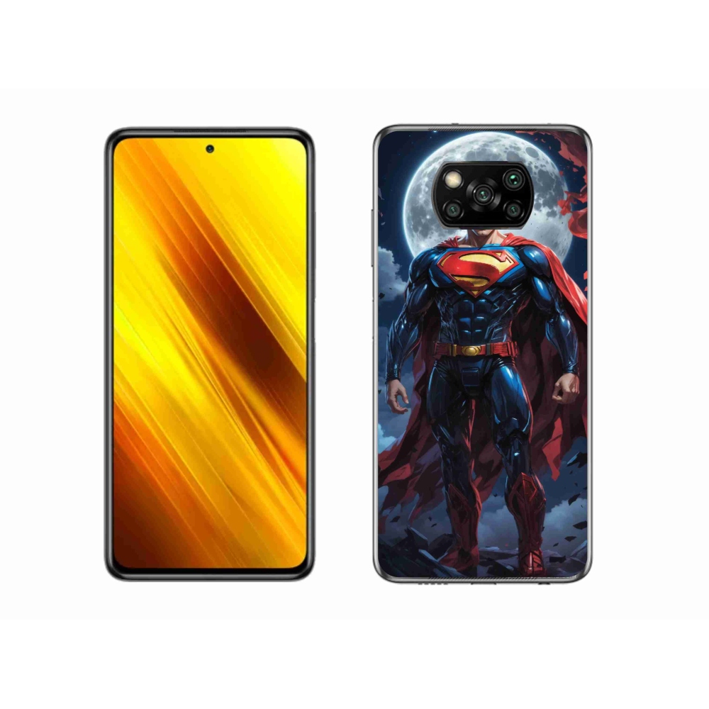 Gelový kryt mmCase na Xiaomi Poco X3 - superman