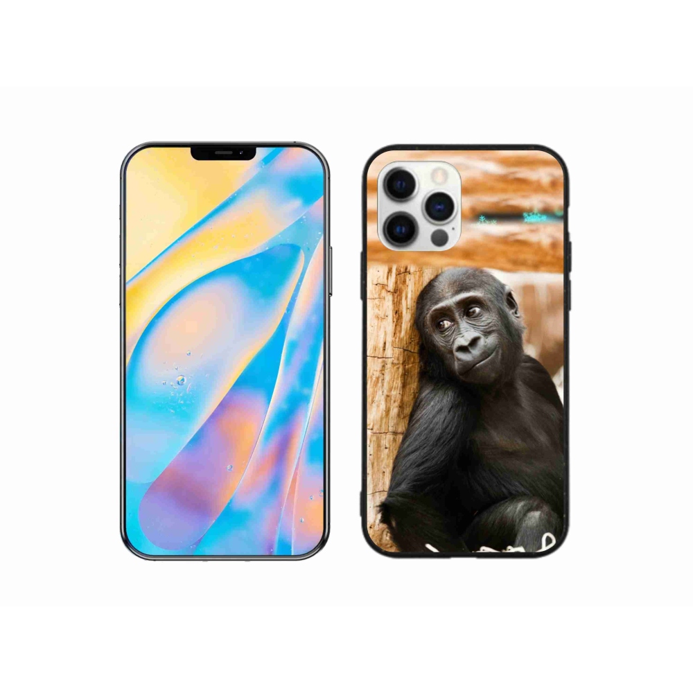 Gelový kryt mmCase na iPhone 12 Pro - gorila