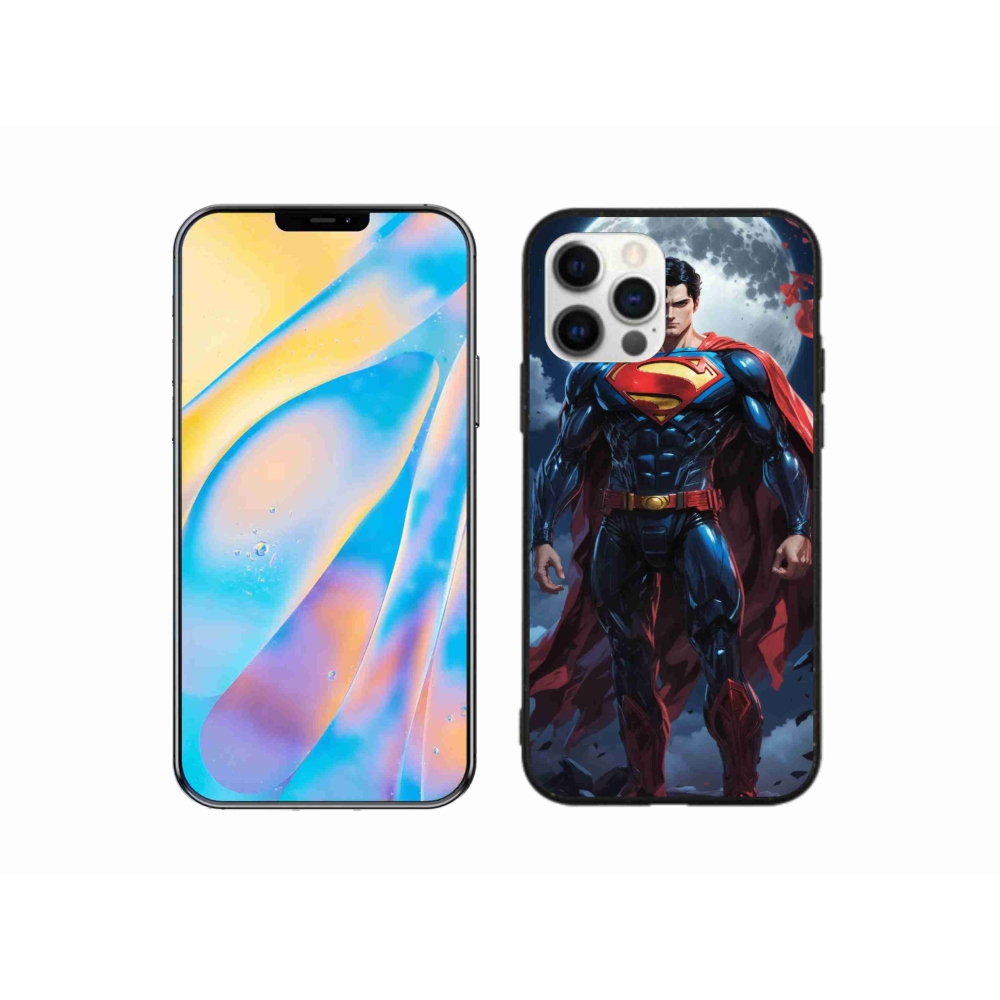 Gelový kryt mmCase na iPhone 12 - superman