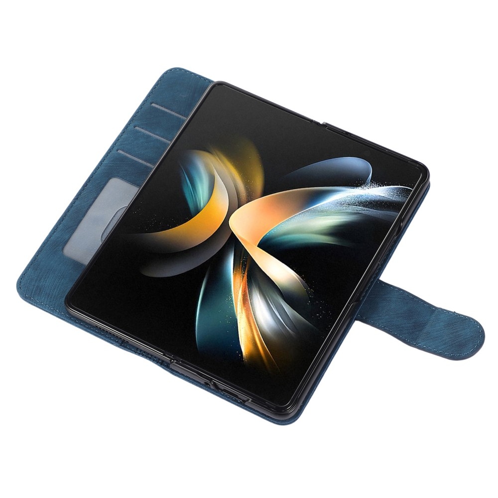 Wallet knížkové pouzdro na Samsung Galaxy Z Fold5 5G - modré