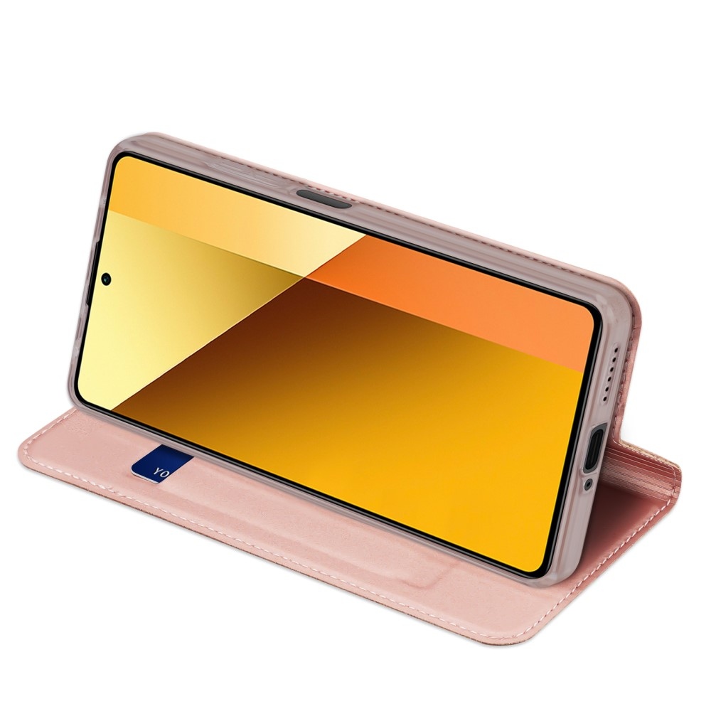 DUX knížkové pouzdro na Xiaomi Redmi Note 13 5G - růžovozlaté
