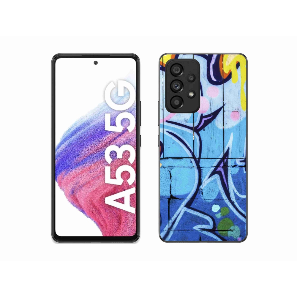 Gelový kryt mmCase na Samsung Galaxy A53 5G - graffiti