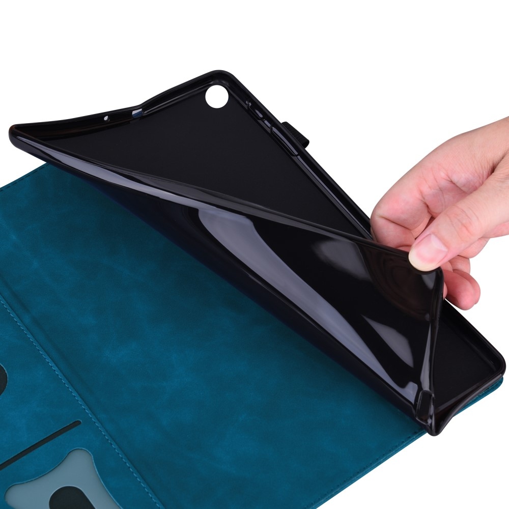 Business zavírací pouzdro na tablet Lenovo Tab P12 Pro - modré