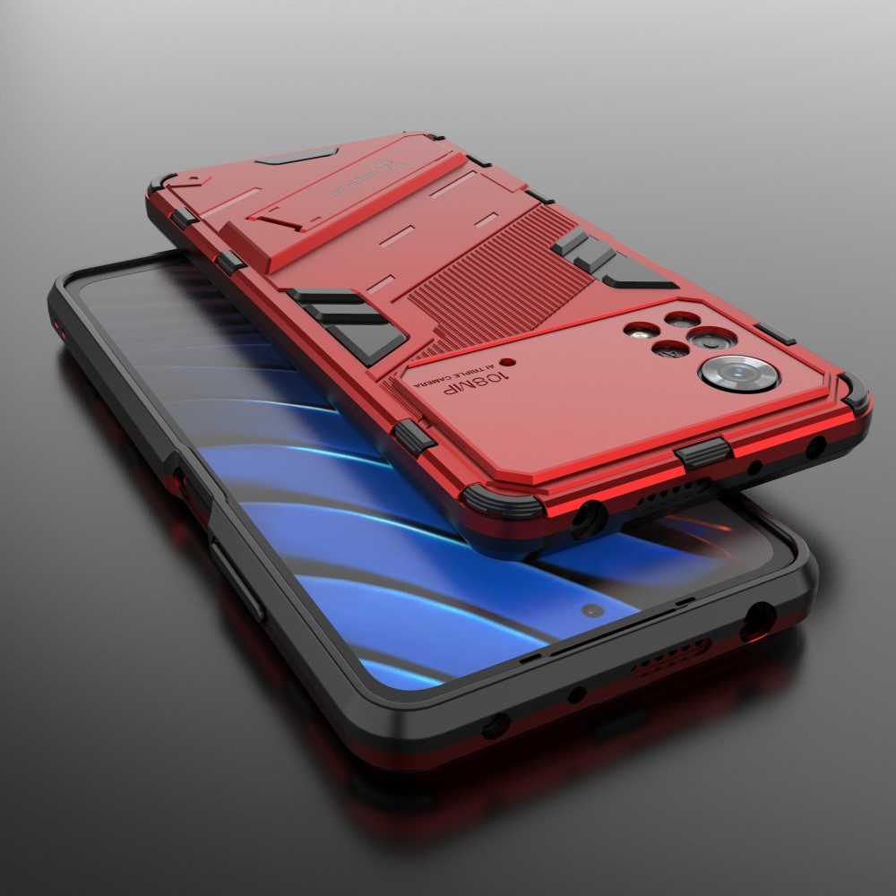 Armory odolný kryt na Xiaomi Poco X4 Pro 5G - červený