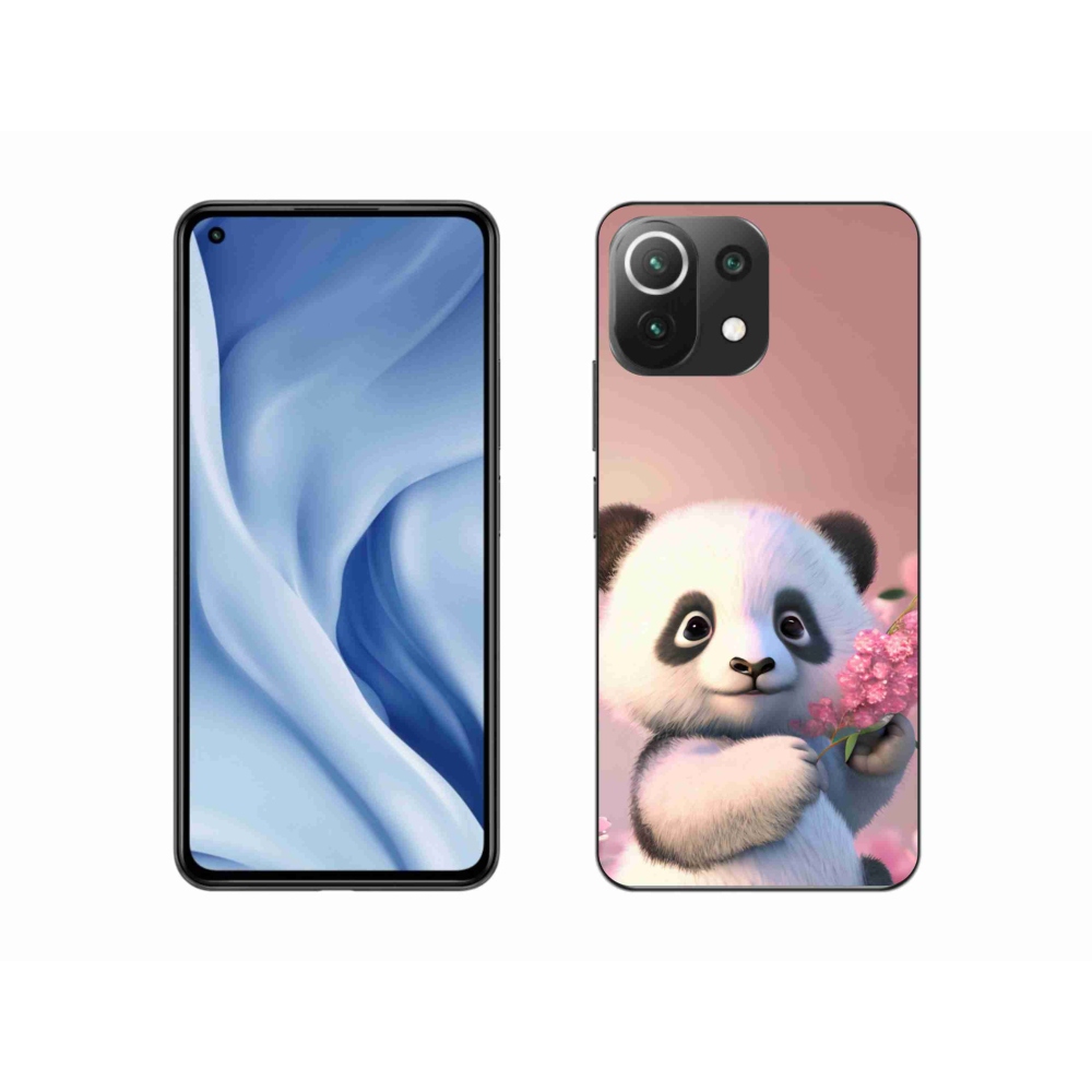 Gelový kryt mmCase na Xiaomi Mi 11 Lite 4G/5G - roztomilá panda