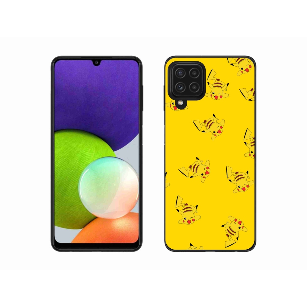 Gelový kryt mmCase na Samsung Galaxy A22 4G - pikachu