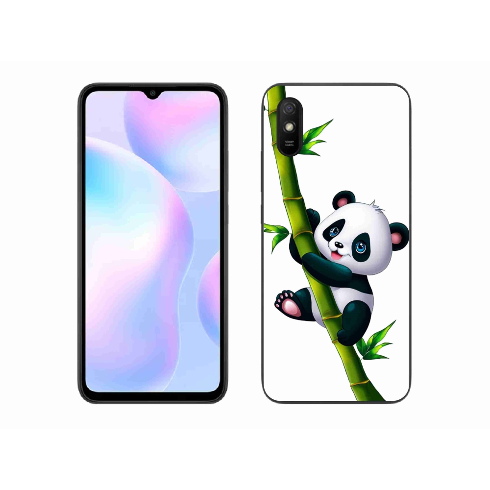 Gelový kryt mmCase na Xiaomi Redmi 9AT - panda na bambusu