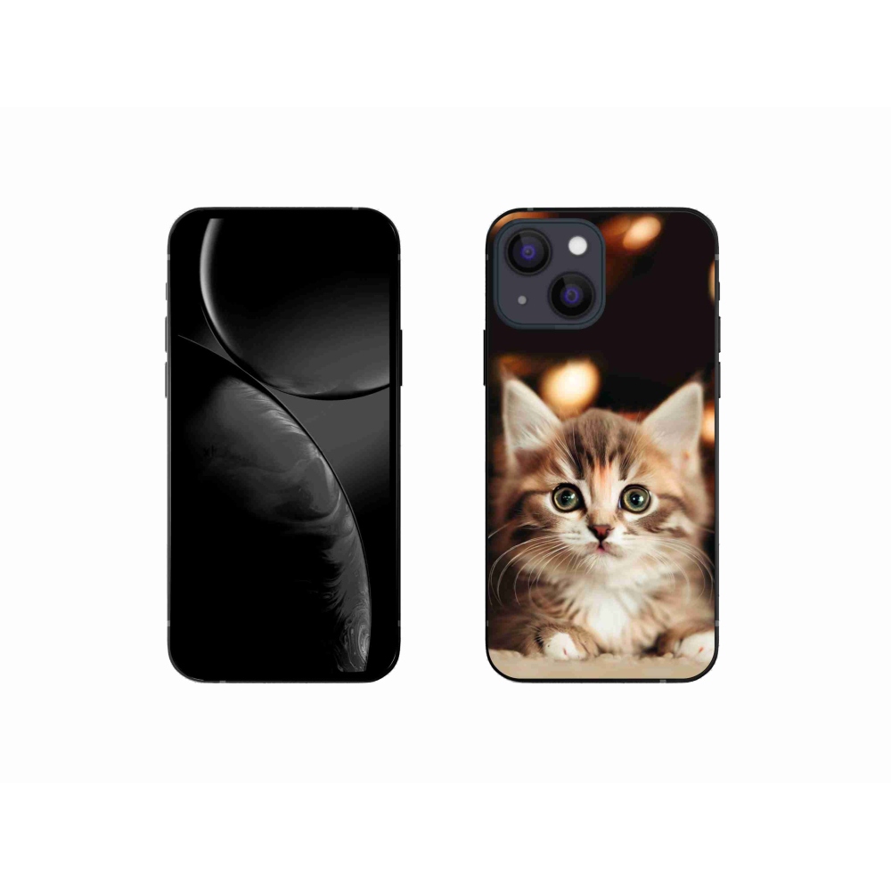 Gelový kryt mmCase na iPhone 13 mini 5.4 - roztomilé kotě 2
