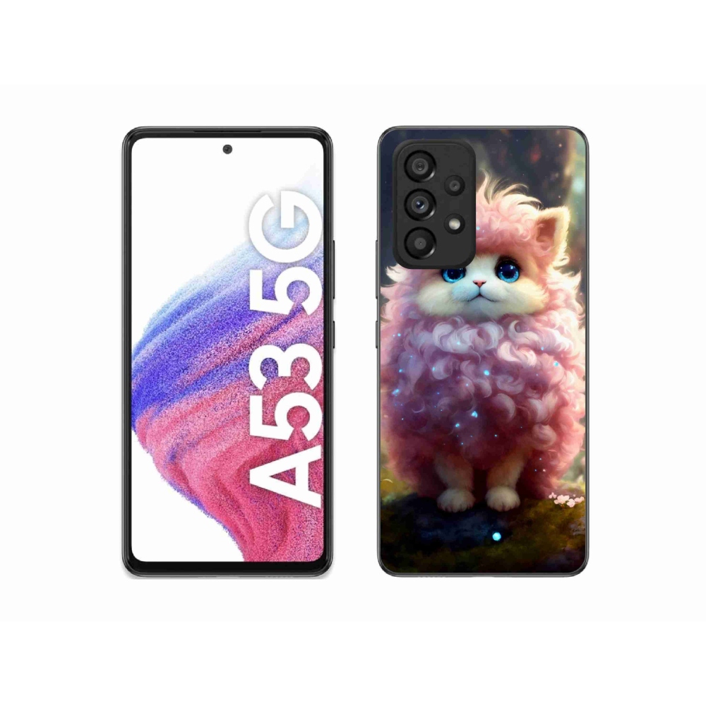 Gelový kryt mmCase na Samsung Galaxy A53 5G - roztomilé kotě 4