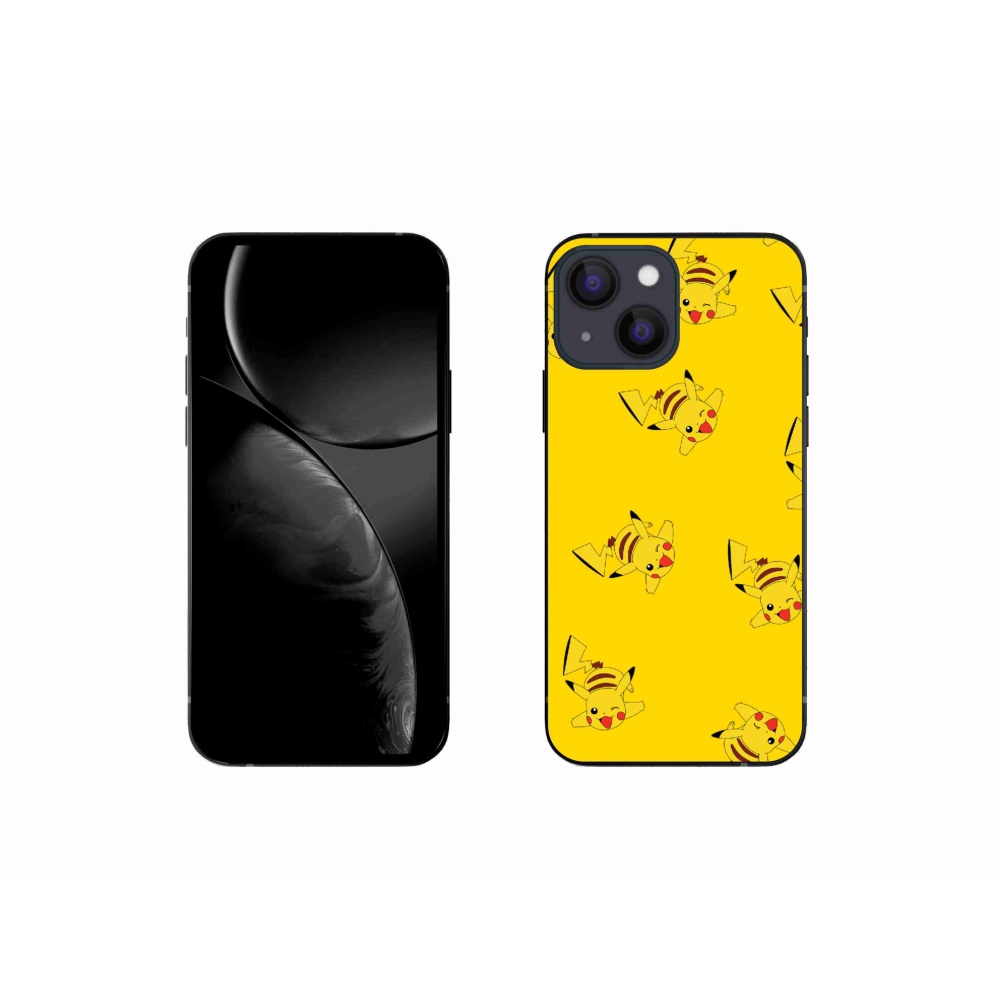 Gelový kryt mmCase na iPhone 13 mini - pikachu