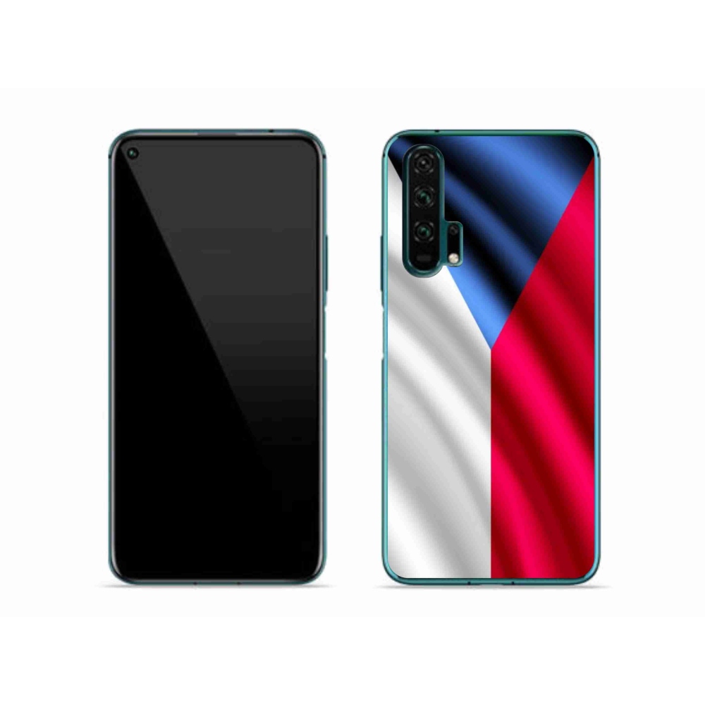 Gelový kryt mmCase na mobil Honor 20 Pro - česká vlajka