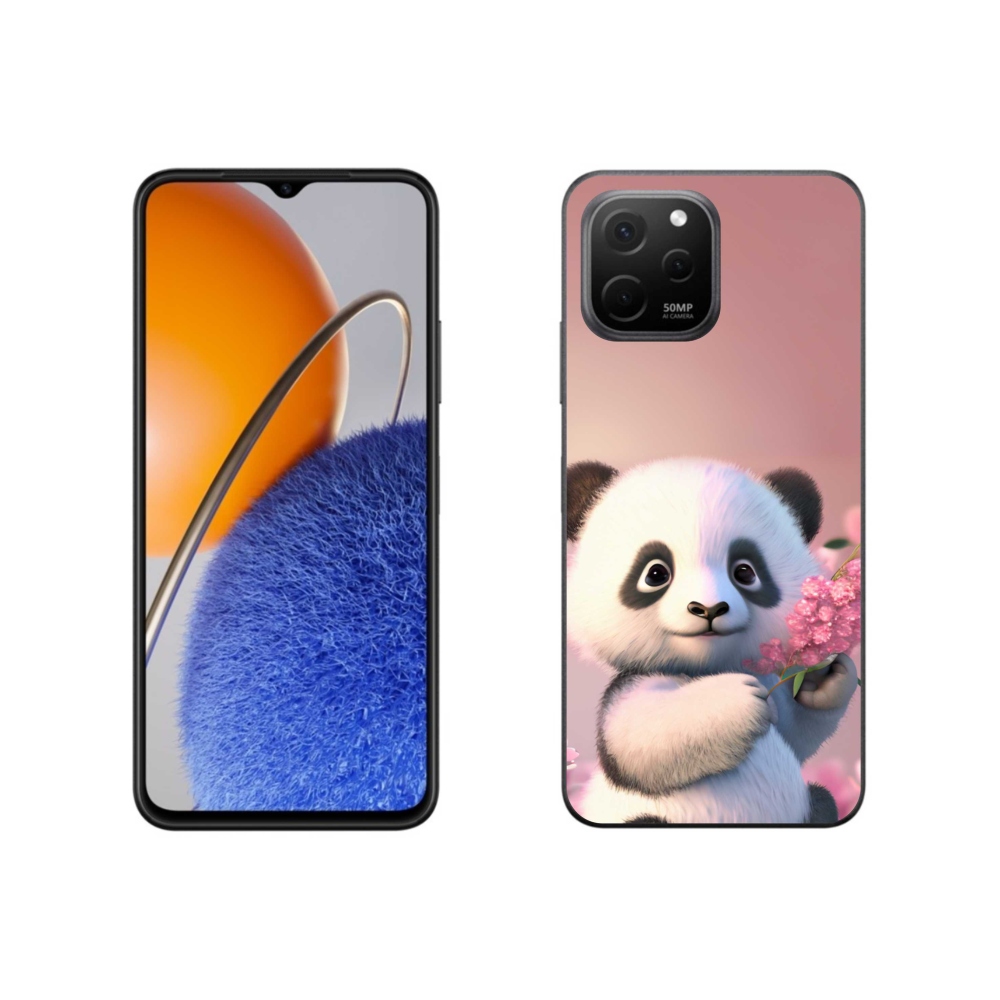 Gelový kryt mmCase na Huawei Nova Y61 - roztomilá panda
