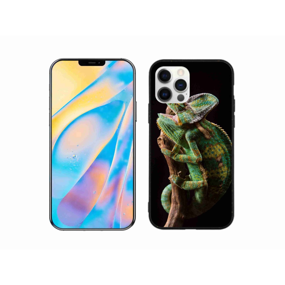 Gelový kryt mmCase na iPhone 12 Pro - chameleon