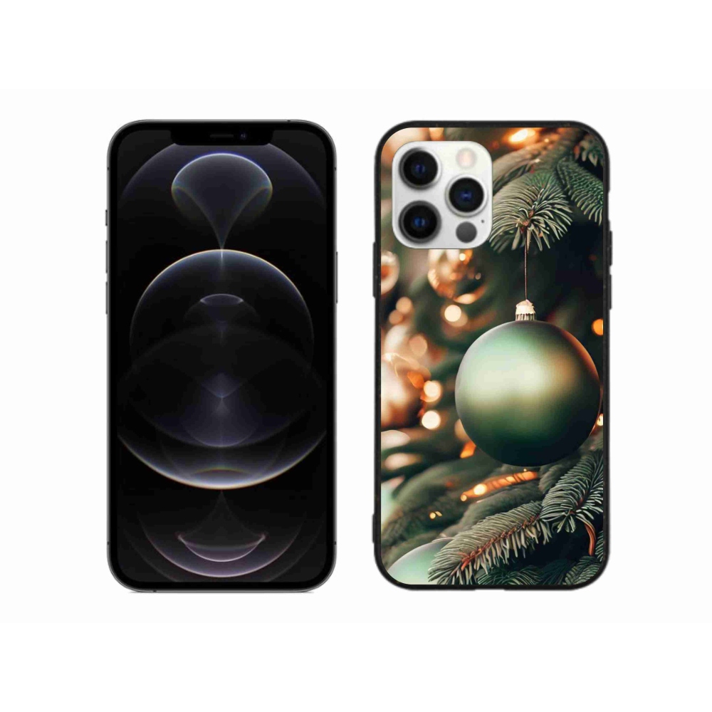 Gelový kryt mmCase na iPhone 12 Pro Max - vánoční ozdoby 1