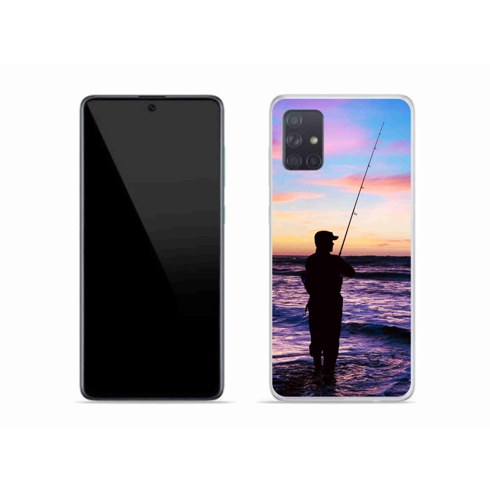 Gelový kryt mmCase na Samsung Galaxy A51 - rybaření 1