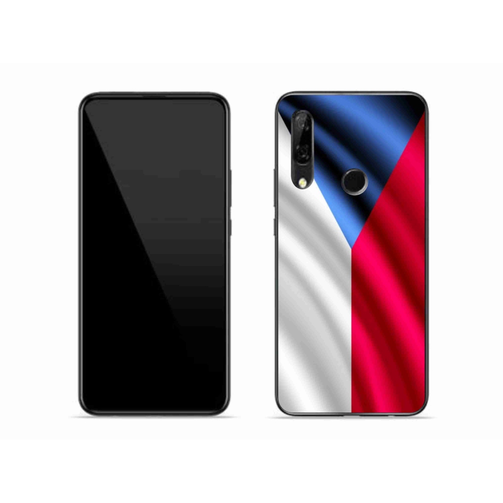 Gelový kryt mmCase na mobil Honor 9X - česká vlajka