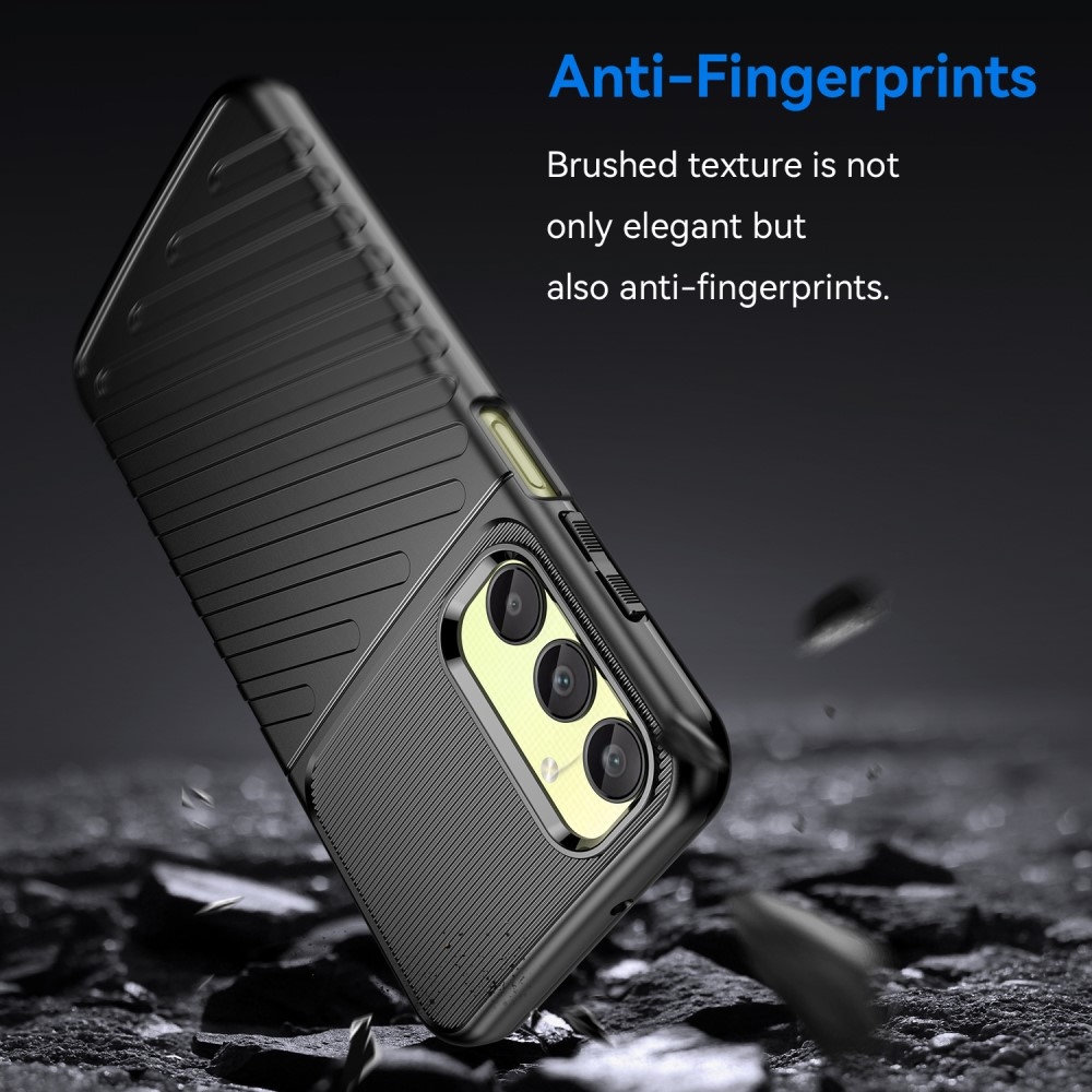 Thunder odolný gelový obal na Samsung Galaxy A25 5G - černý