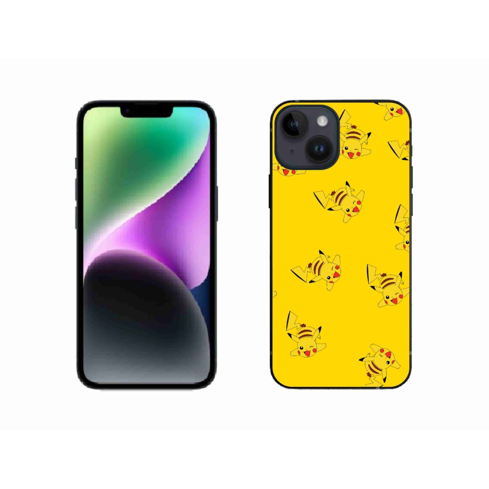 Gelový kryt mmCase na iPhone 14 - pikachu