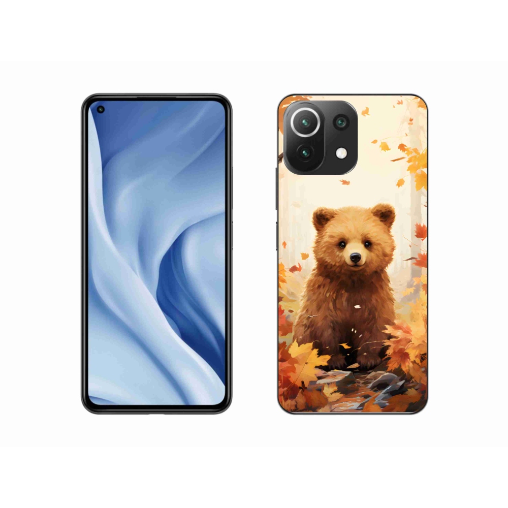 Gelový kryt mmCase na Xiaomi 11 Lite 5G NE - medvěd v lese