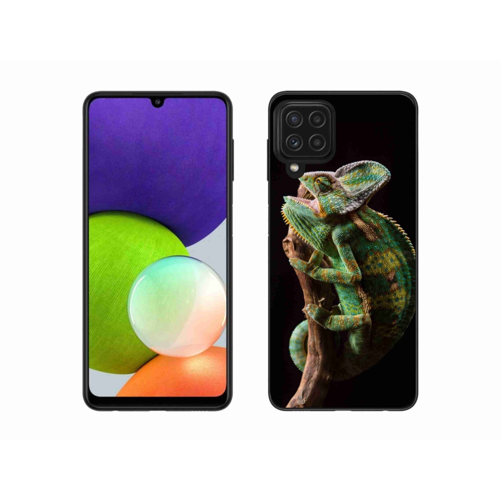 Gelový kryt mmCase na Samsung Galaxy A22 4G - chameleon