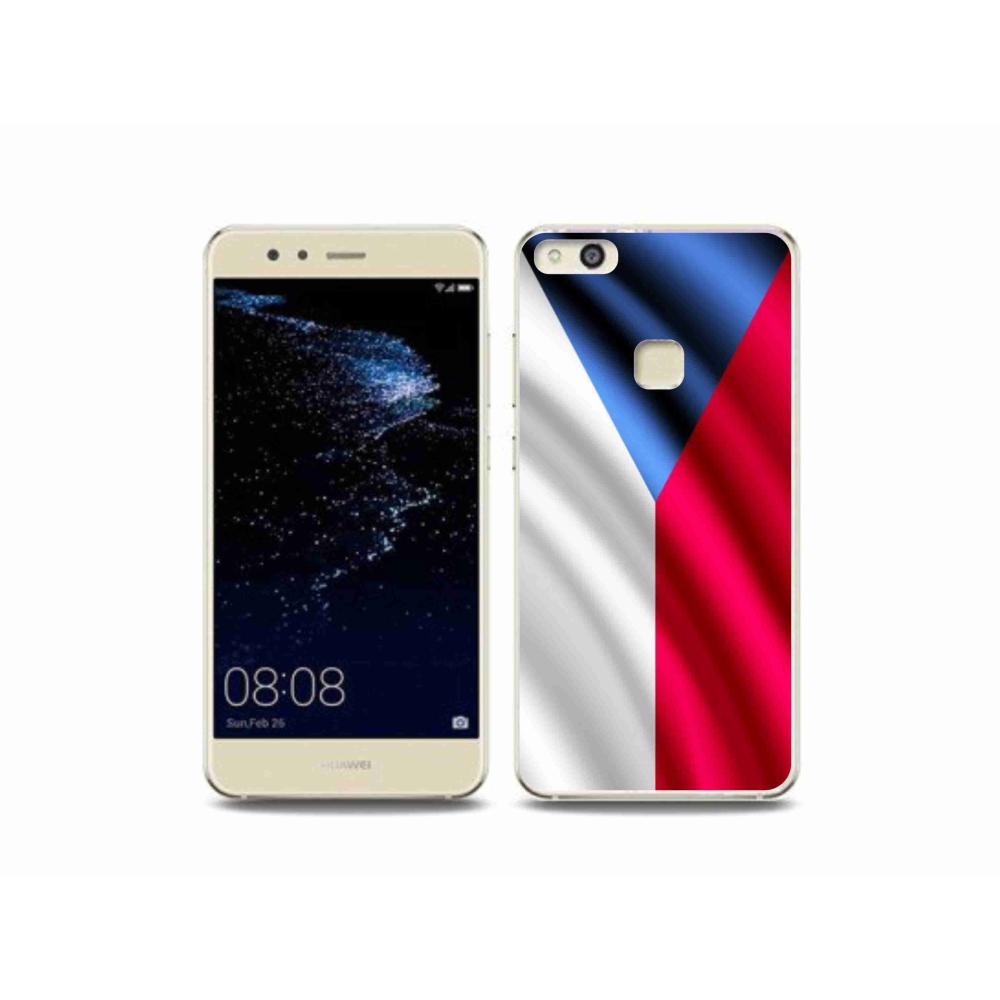 Gelový kryt mmCase na mobil Huawei P10 Lite - česká vlajka