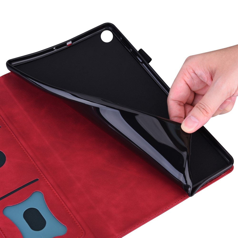 Business zavírací pouzdro na tablet Lenovo Tab P12 Pro - červené