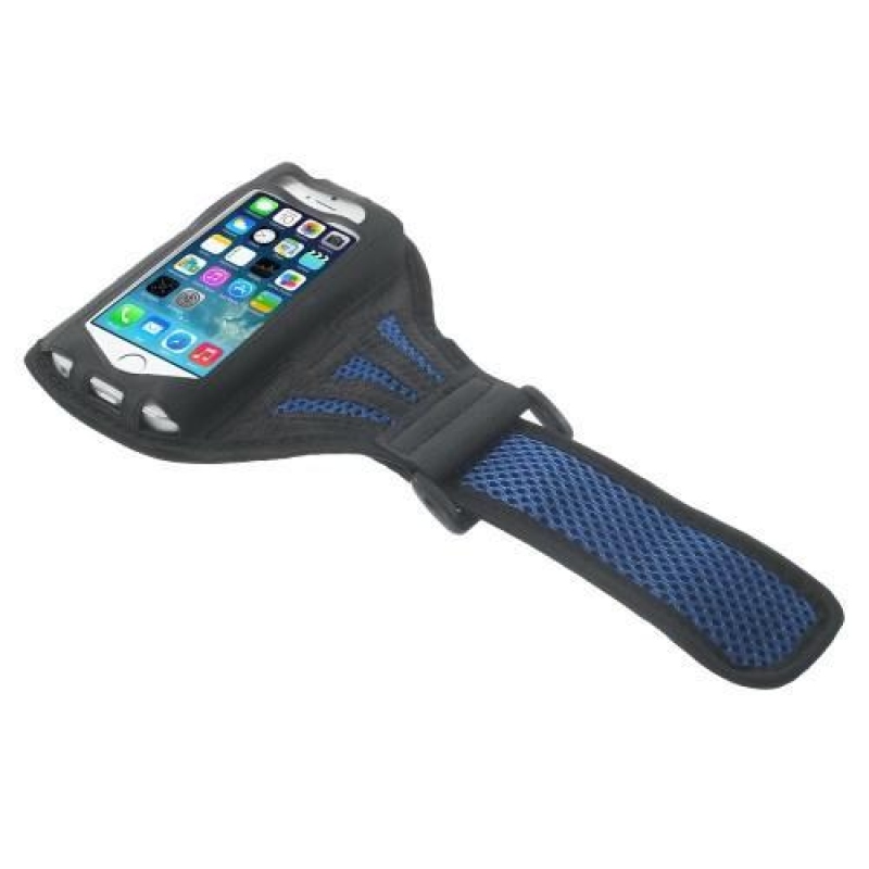 Absorb sportovní pouzdro na telefon do velikosti 125 x 60 mm - modré