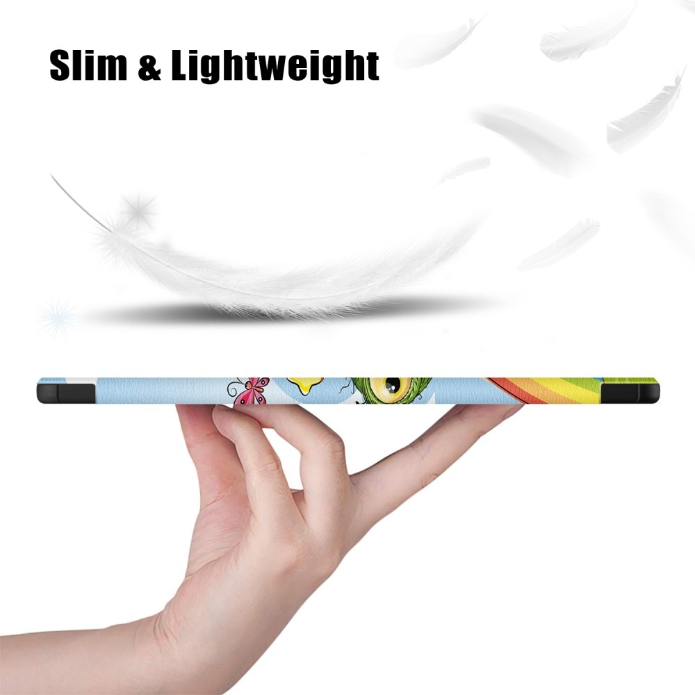 Print chytré zavírací pouzdro na Samsung Galaxy Tab S9 FE+ - zvířátka