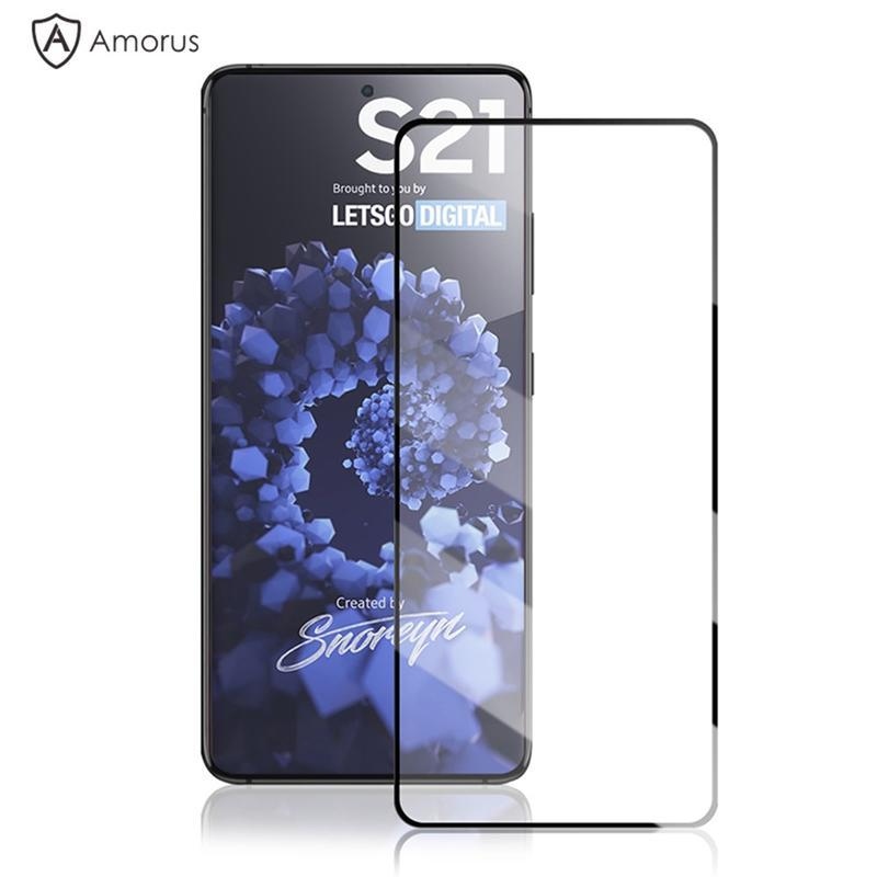 AMS celoplošné tvrzené sklo na mobil Samsung Galaxy S21