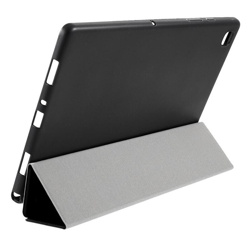AMS chytré polohovatelné PU kožené pouzdro pro tablet Samsung Galaxy Tab A7 10.4 (2020) T500 - černé