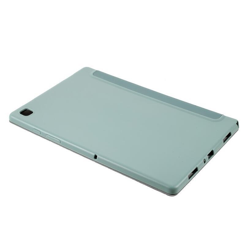 AMS chytré polohovatelné PU kožené pouzdro pro tablet Samsung Galaxy Tab A7 10.4 (2020) T500 - zelené