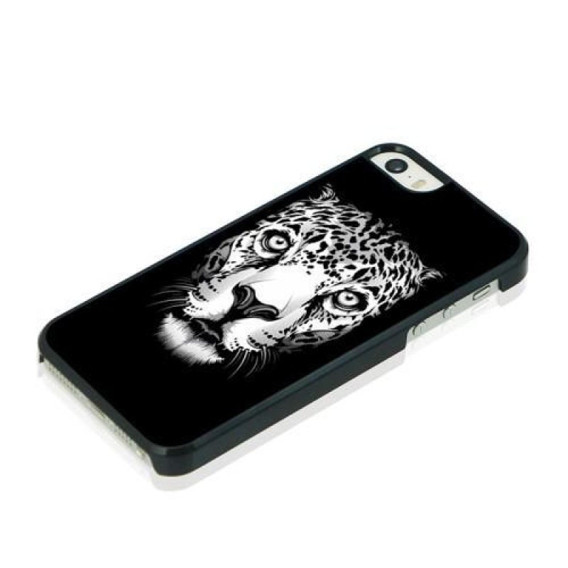 Animal plastový obal na iPhone SE a iPhone 5 - leopard