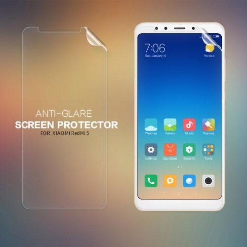 Antireflexní ochranná fólie na Xiaomi Redmi 5
