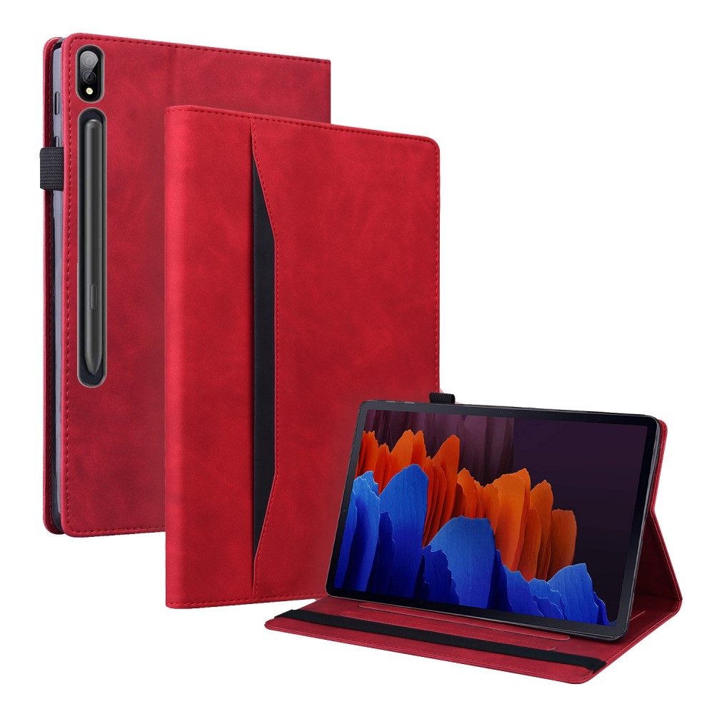 Business zavírací pouzdro na tablet Lenovo Tab P12 Pro - červené
