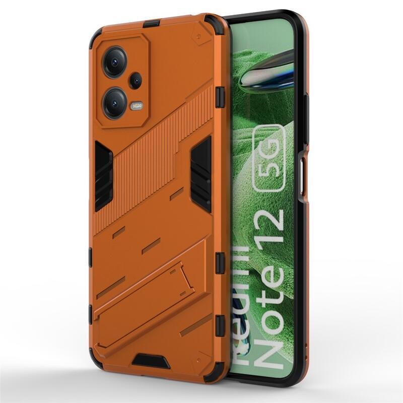 Armory odolný hybridní kryt na Xiaomi Redmi Note 12 5G/Poco X5 5G - oranžový